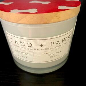 Holiday Candle by Sand & Paws.